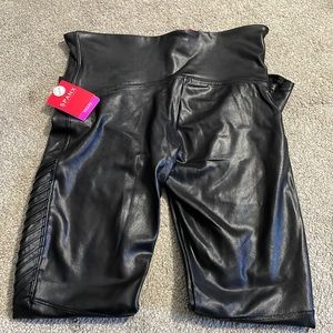 Spanx moto leggings NWT